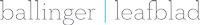 Ballinger | Leafblad Logo